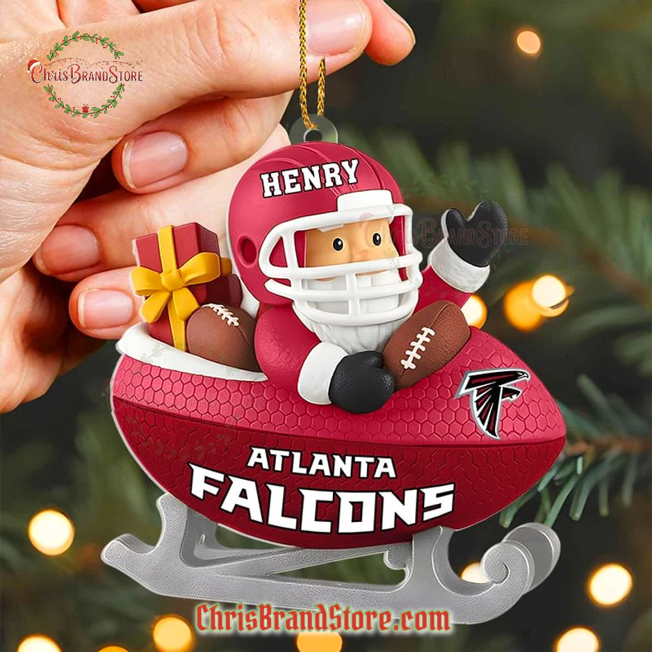 Atlanta Football Christmas Gift For Friends Ornament