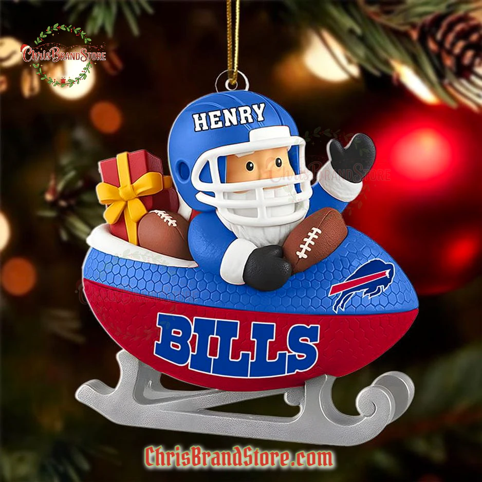 Bills Football Gifts Personalized Ornament