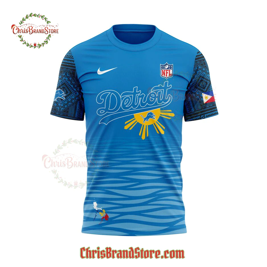Detroit Lions Filipino Heritage T-Shirt