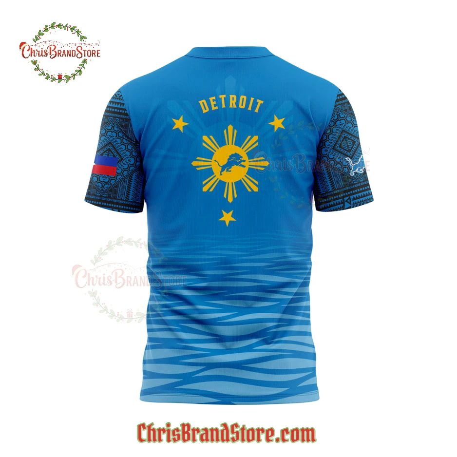 Detroit Lions Filipino Heritage T-Shirt