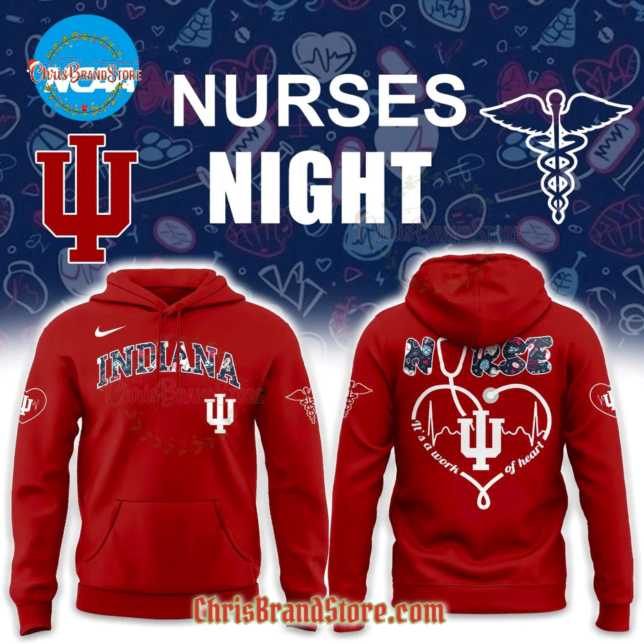 Indiana Hoosiers Nurses Night Hoodie