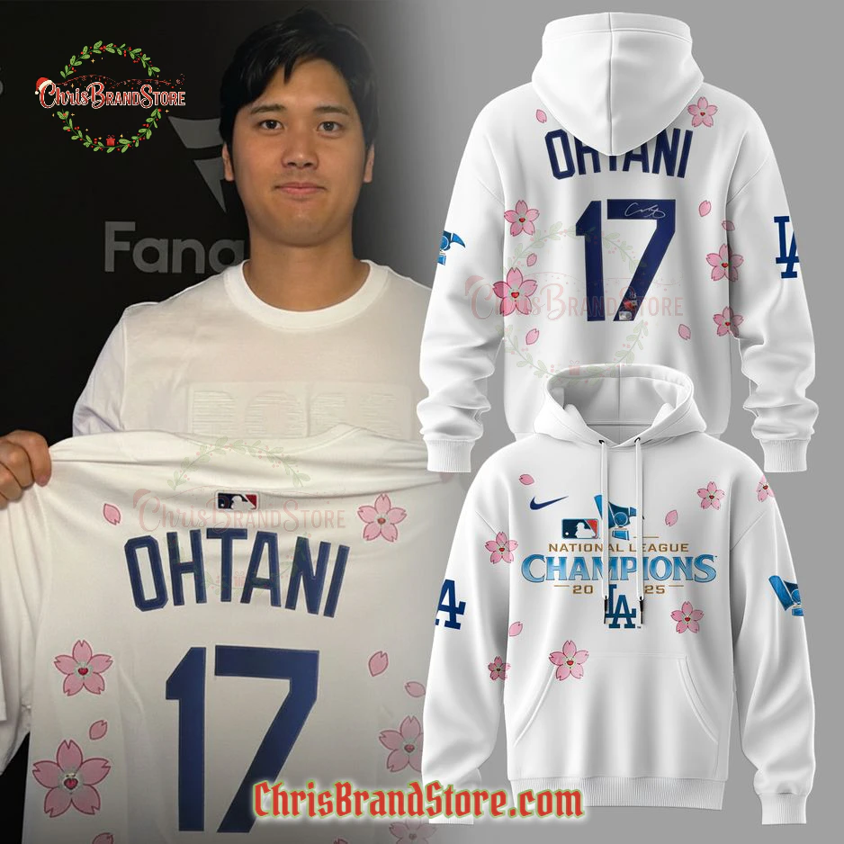 Los Angeles Dodgers Shohei Ohtani 2025 NLCS Champions Hoodie