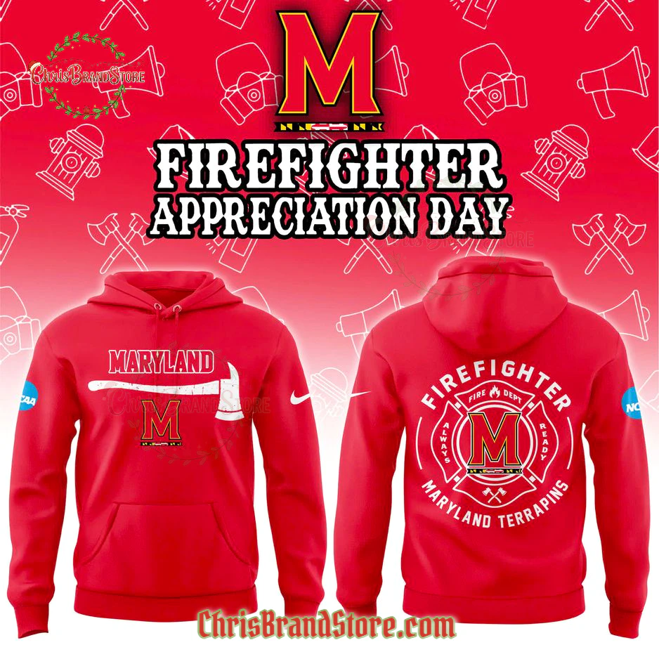 Maryland Terrapins Firefighter Application Hoodie