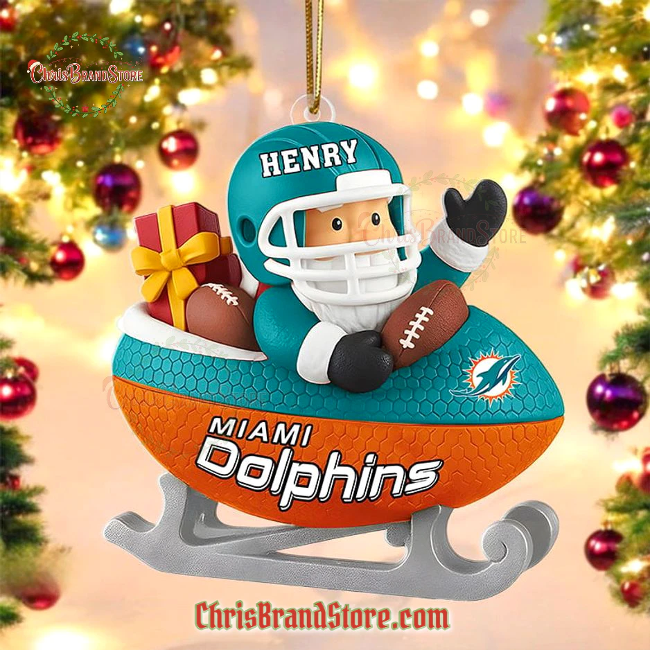 Miami Football Christmas Ornament Gifts