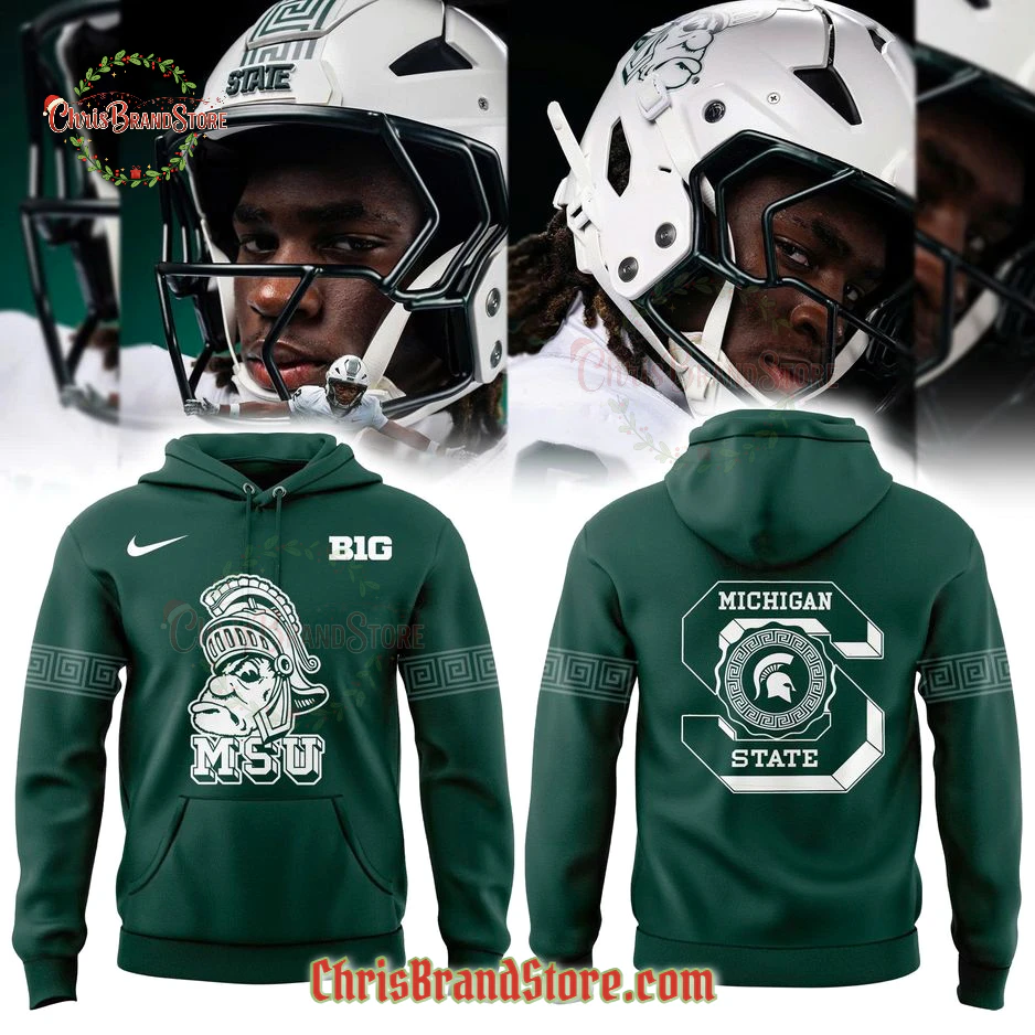 Michigan State Spartans Legacy Alternate Green Forest Hoodie