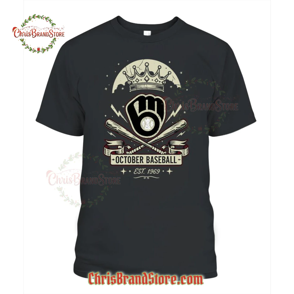 Milwaukee Brewers October Baseball T-Shirt