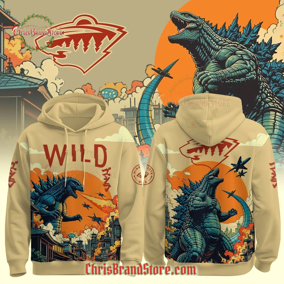 Minnesota Wild x Godzilla Limited Edition Hoodie