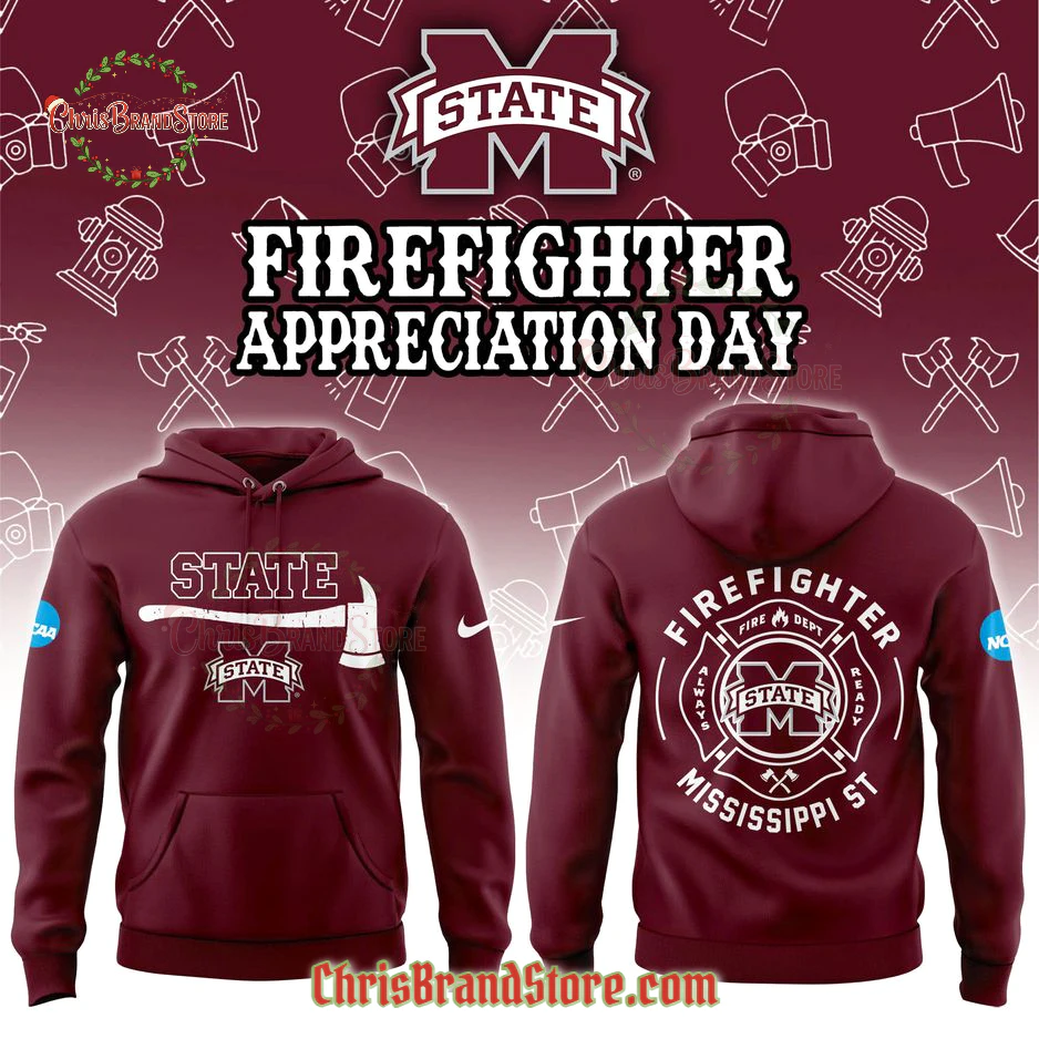 Mississippi State Bulldogs Firefighter Application Hoodie