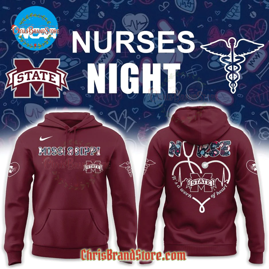 Mississippi State Bulldogs Nurses Night Hoodie