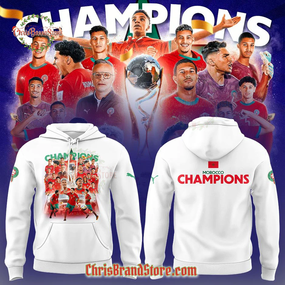 Morocco Champions 2025 Hoodie