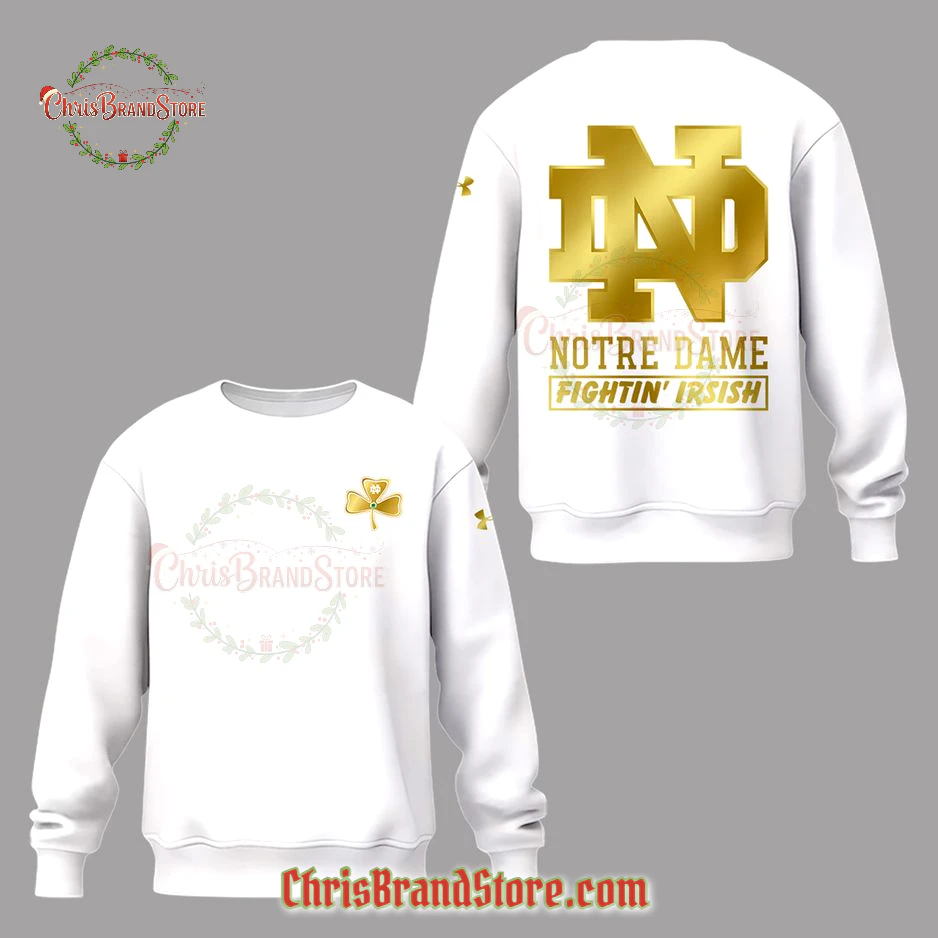 Notre Dame Fighting Irish x Coach Marcus Freeman Gold Logo Sweatshirt