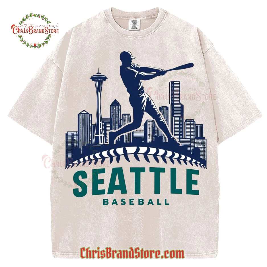 Seattle Baseball Vintage Style T-Shirt