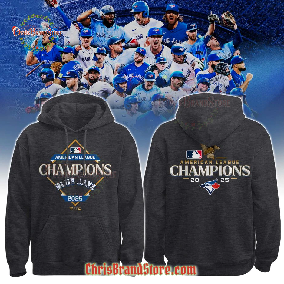Toronto Blue Jays American League 2025 Champions Hoodie