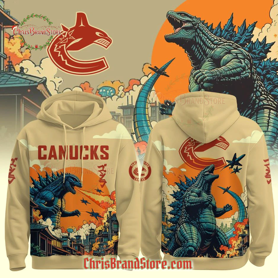 Vancouver Canucks x Godzilla Limited Edition Hoodie