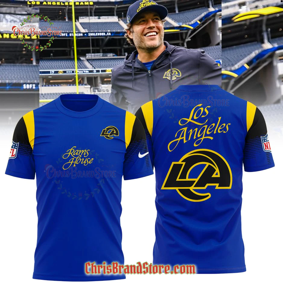 2025 Los Angeles Rams Rivalries Blue Shirt