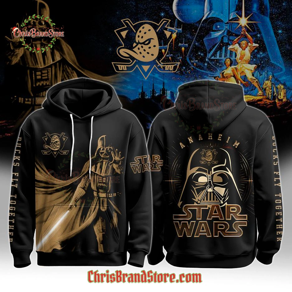 Anaheim Ducks The Sith Bolt Star War Hoodie