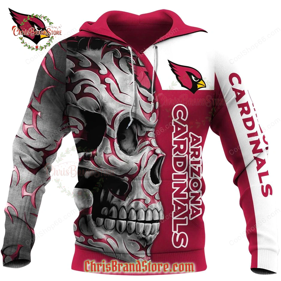 Arizona Cardinals Skull Fury Limited Hoodie