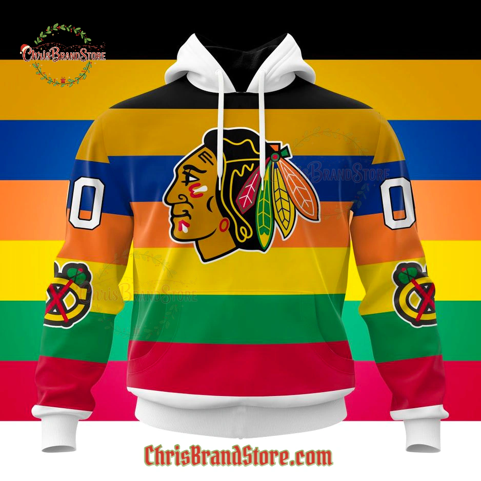 Chicago Blackhawks Special Colour Rush Design Special Hoodie