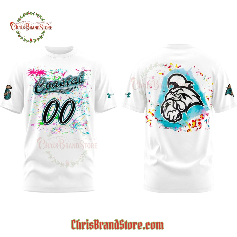 Coastal Carolina Worn Airbrush 2025 Limited T-Shirt, Hoodie