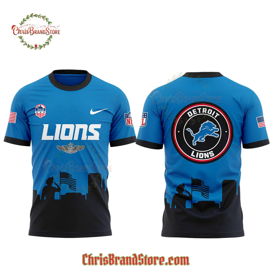 Detroit Lions Veterans Day Game 2025 Shirt