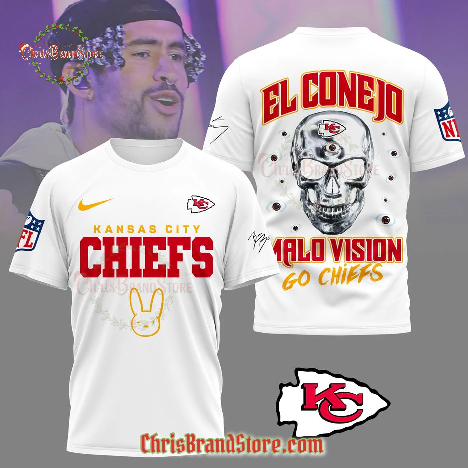 Kansas City Chiefs x Bad Bunny Go Chiefs T-Shirt