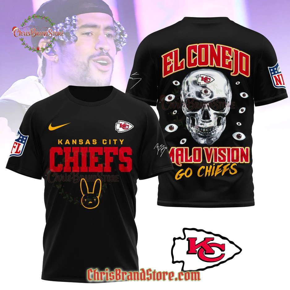 Kansas City Chiefs x Bad Bunny Go Chiefs T-Shirt