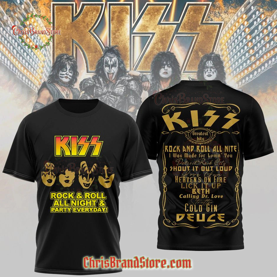 Kizz Rock And Roll All Night Party Everyday T-Shirt