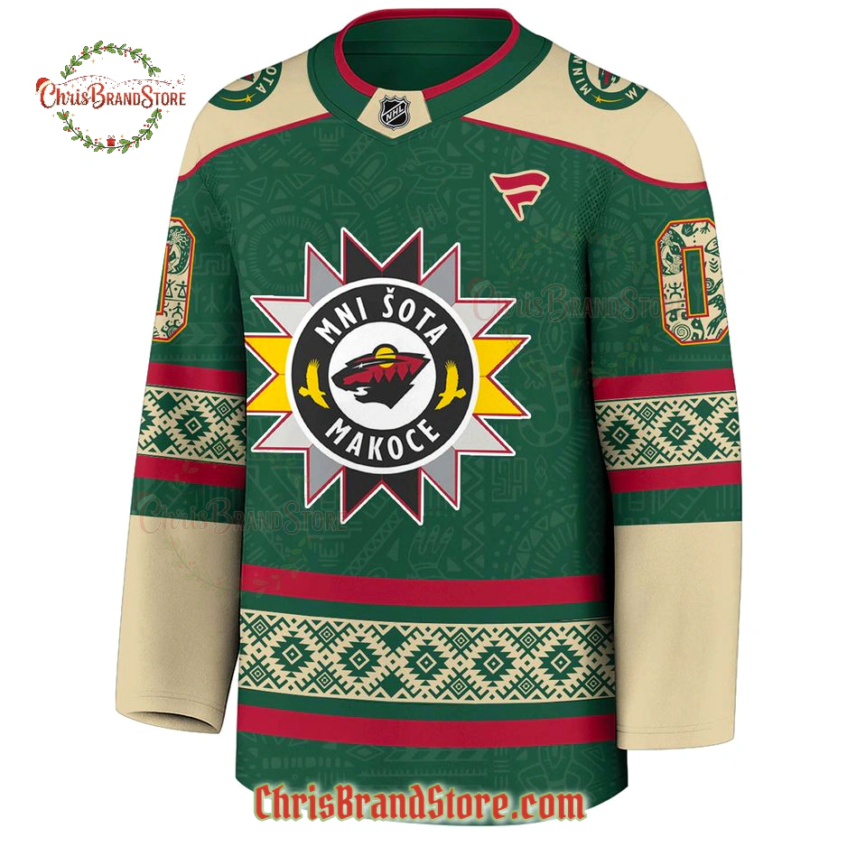 Minnesota Wild Indigenous Peoples Heritage 2025 Custom Jersey