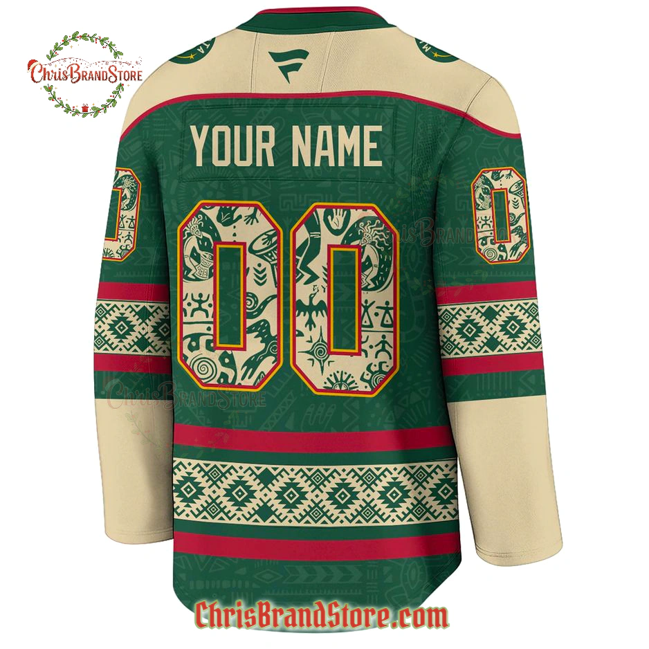 Minnesota Wild Indigenous Peoples Heritage 2025 Custom Jersey