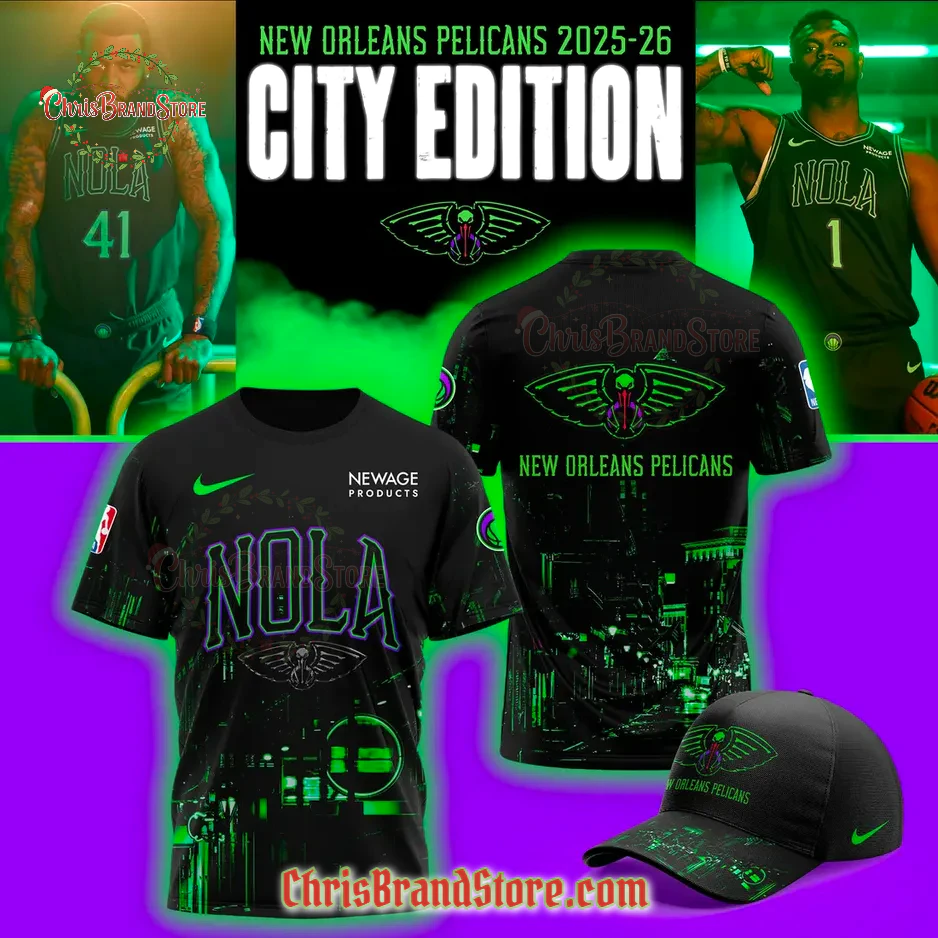 New Orleans Pelicans 2025-26 City Edition T-Shirt