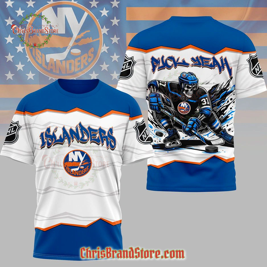 New York Islanders Puck Yeah 3D T-Shirt