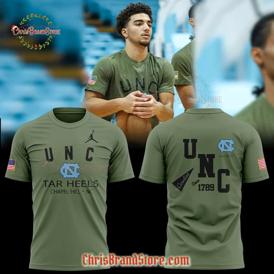 North Carolina Tar Heels UNC Military Appreciation 2025 T-Shirt | Hoodie