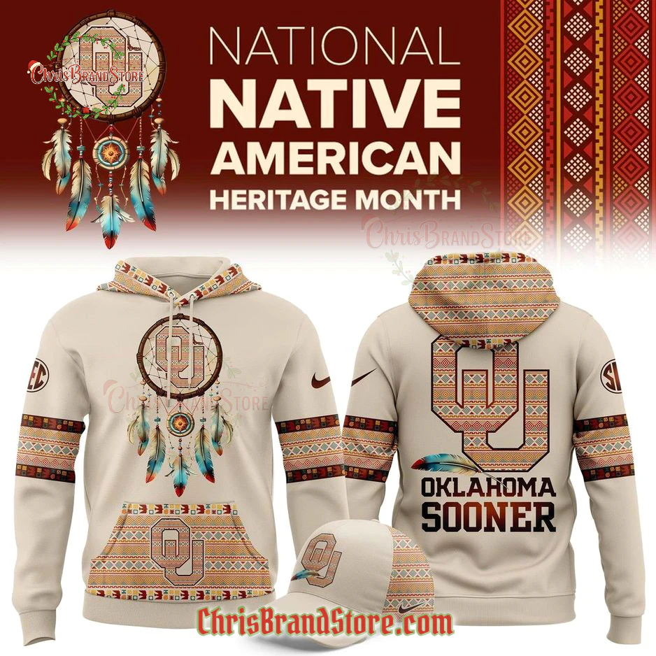 Oklahoma Sooners 2025 Native American Heritage Month Hoodie