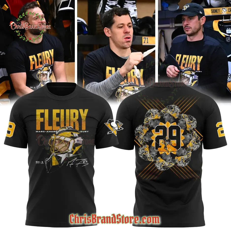 Pittsburgh Penguins Black Marc-Andre Fleury Shirt