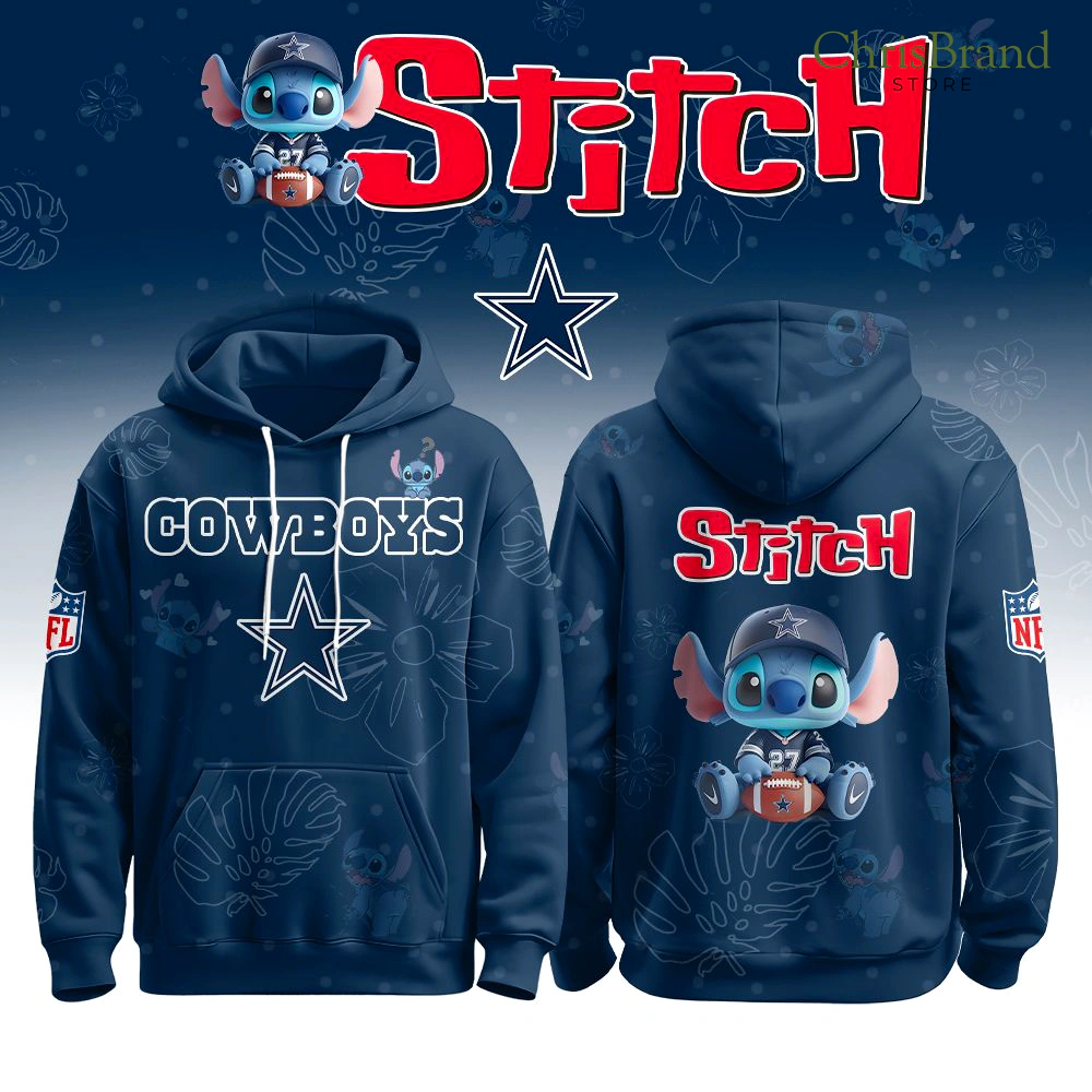Dallas Cowboys x Stitch For Fan New Hoodie