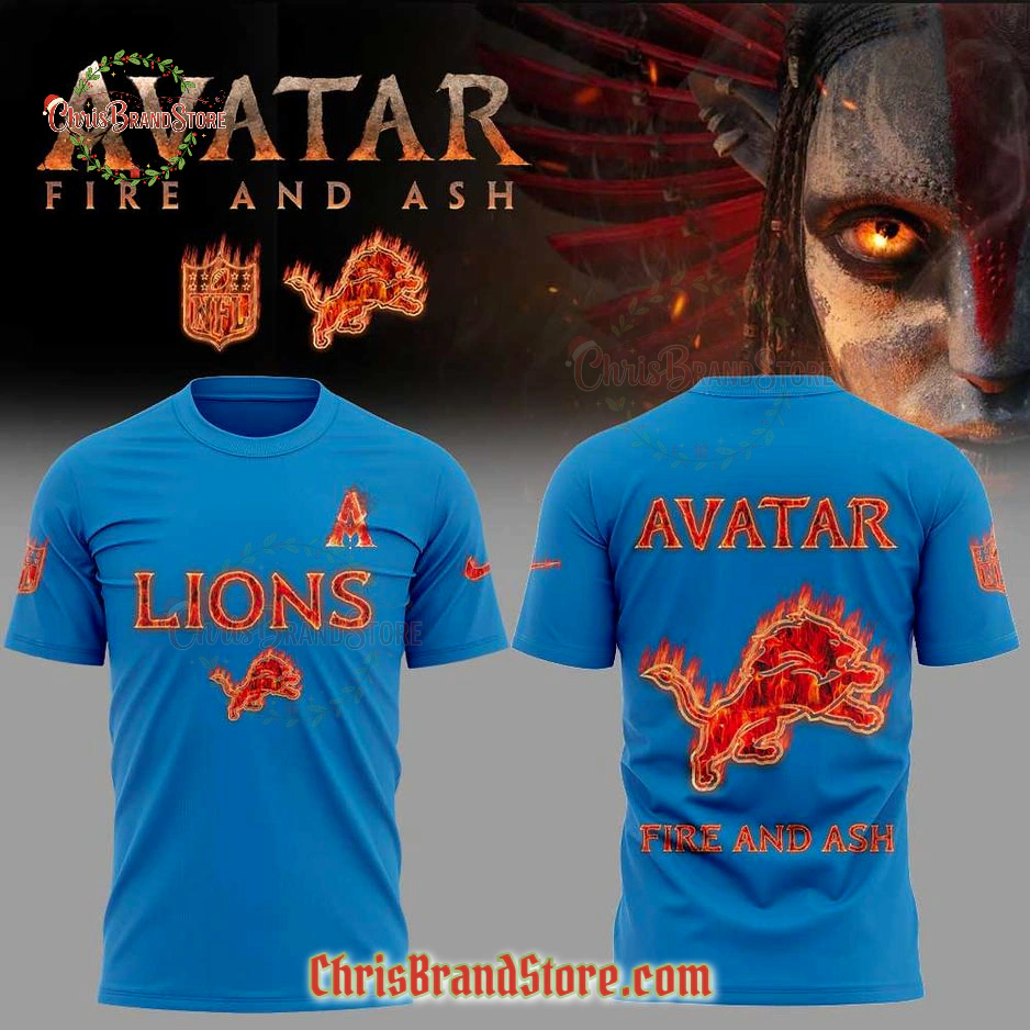 Detroit Lions x Avatar Fire And Ash 2025 T-Shirt