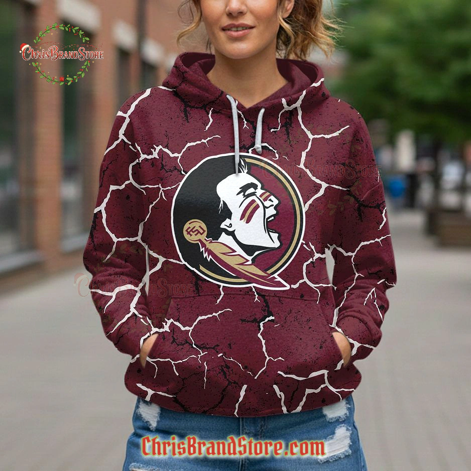 Florida State Seminoles Messy Bun Game On Go Noles Hoodie