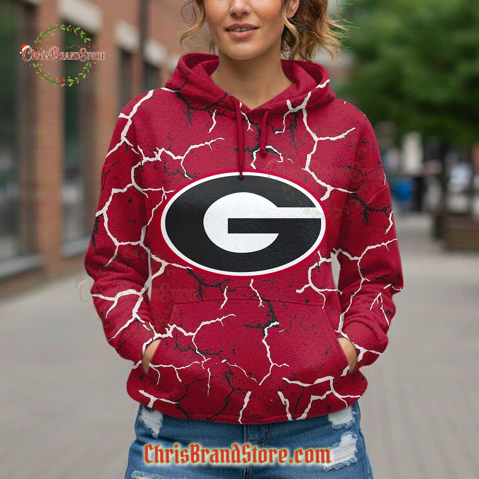 Georgia Bulldogs Messy Bun Game On Go Bulldogs Hoodie