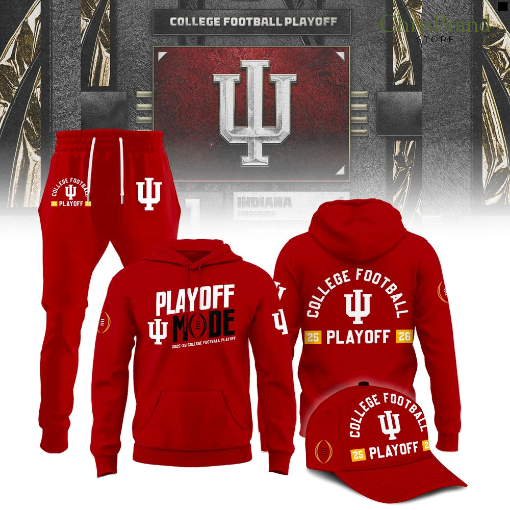 Indiana Hoosiers 2025-26 Football Playoff Limited Hoodie