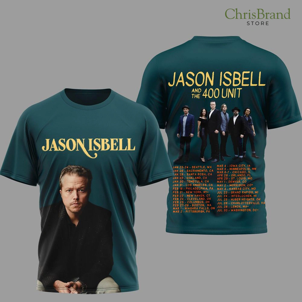 Jason Isbell And The 400 Unit 2026 Tour T-Shirt
