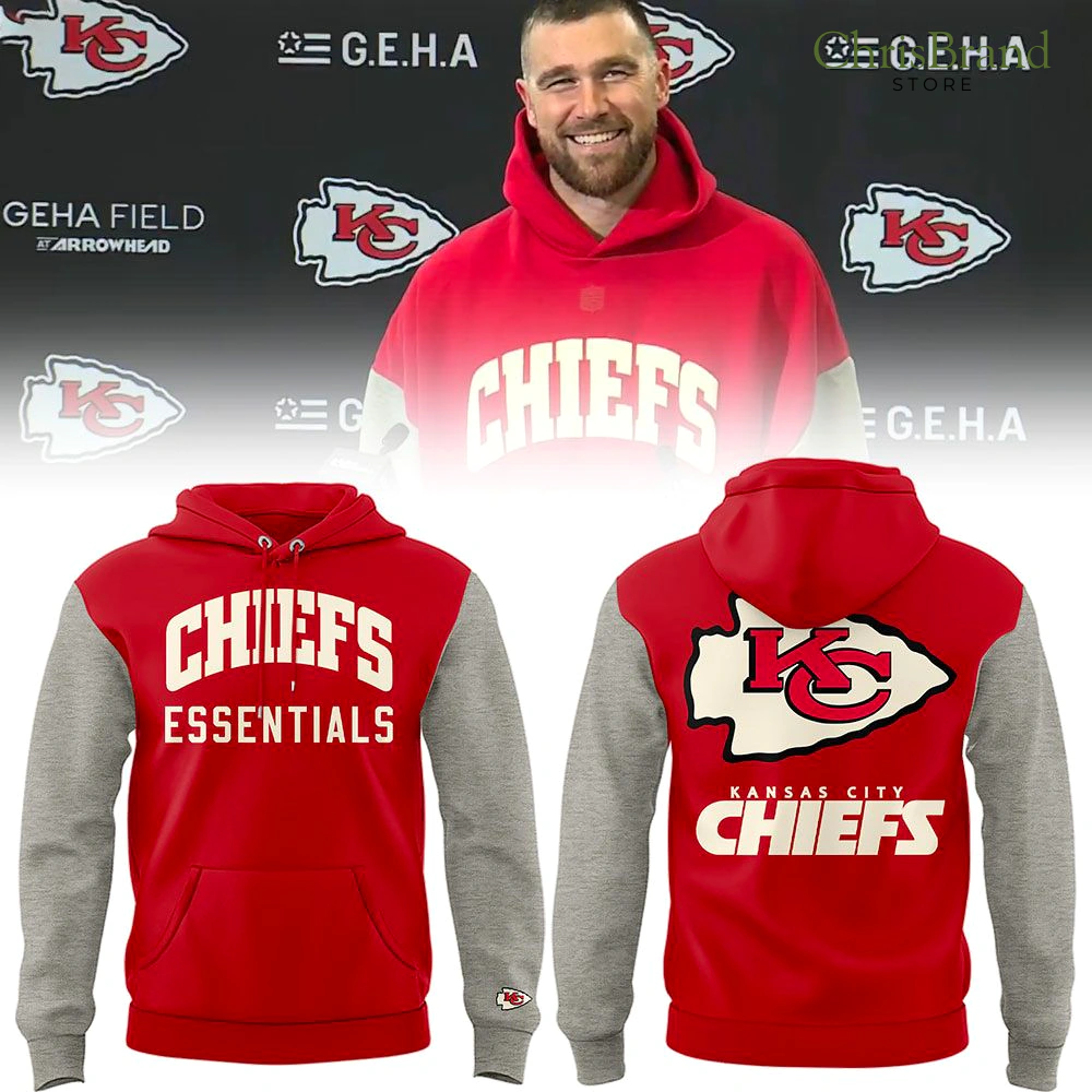 Kansas City Chiefs Travis Kelce Essentials Hoodie