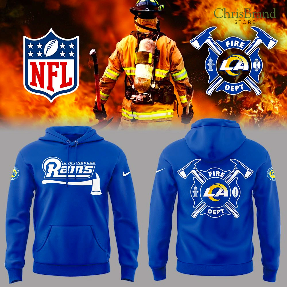 Los Angeles Rams Firefighter Appreciation Hoodie