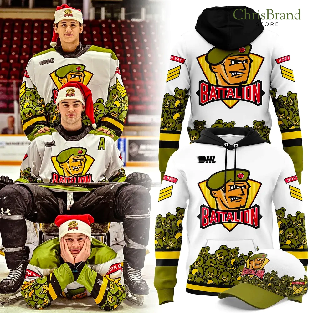 North Bay Battalion Teddy Bear Hoodie