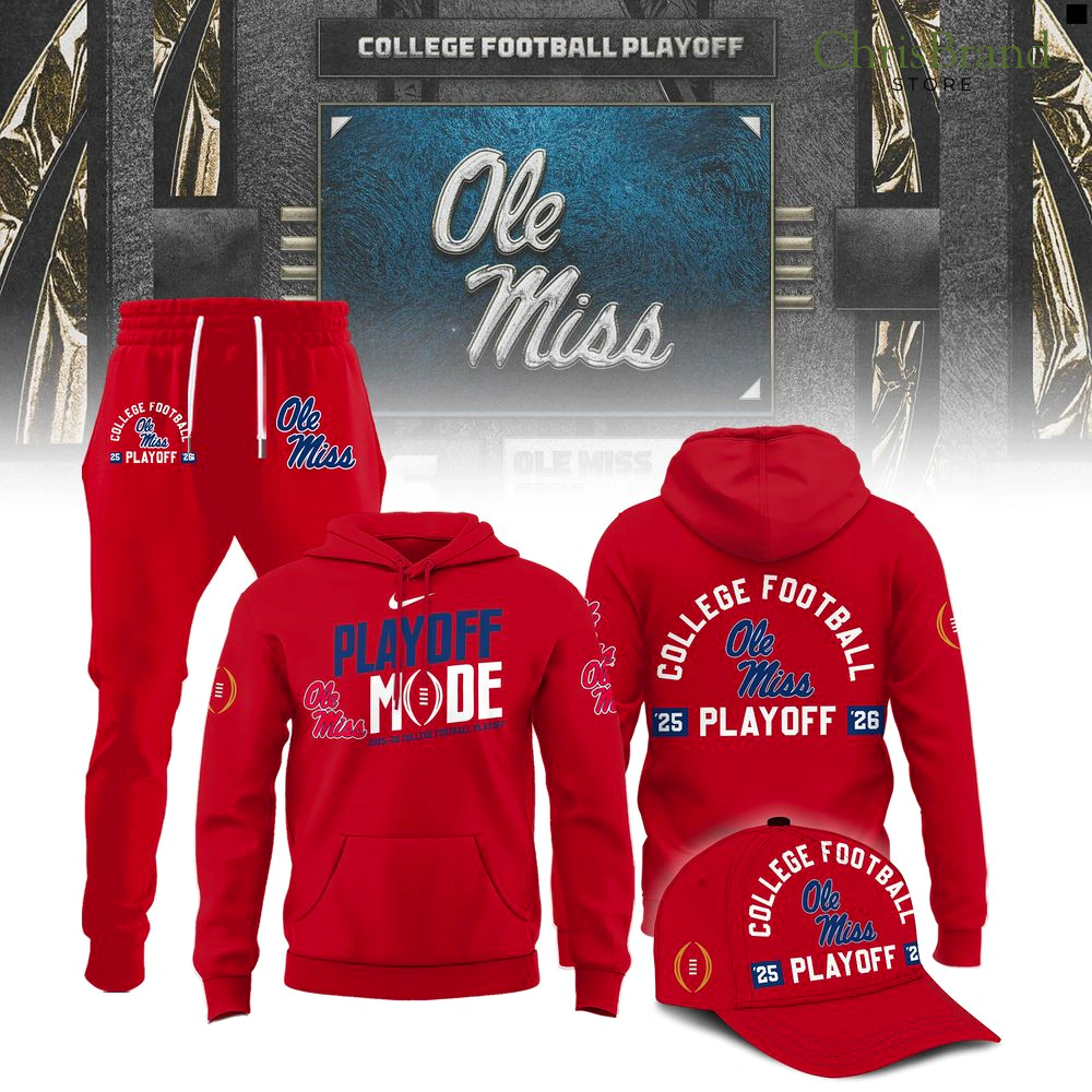 Ole Miss Rebels 2025-26 Football Playoff College Hoodie