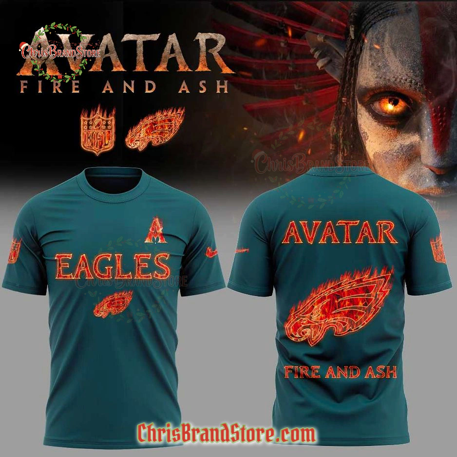 Philadelphia Eagles x Avatar Fire And Ash 2025 T-Shirt