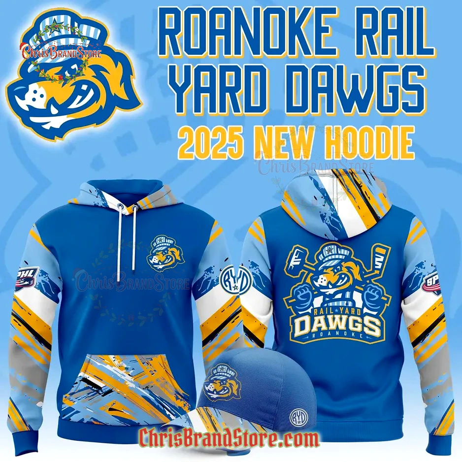 Roanoke Rail Yard Dawgs 2025 Special Edition Hoodie