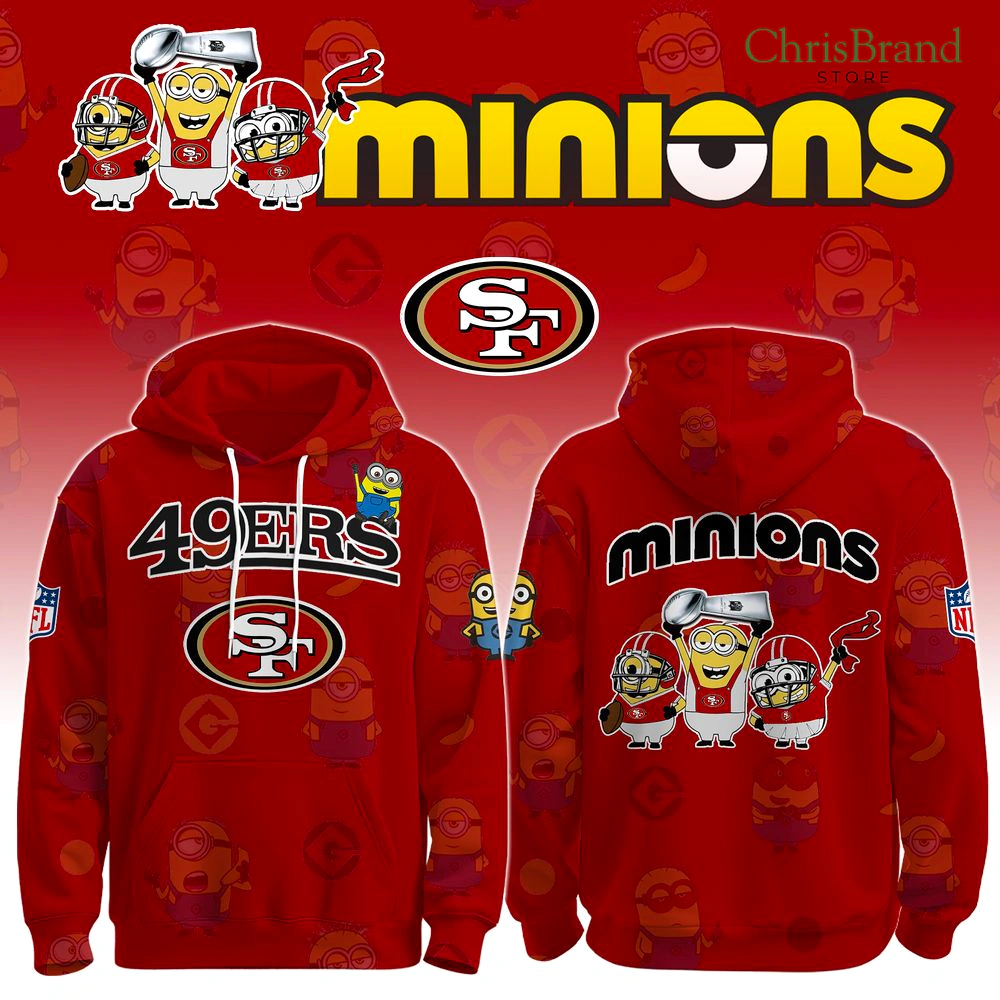 San Francisco 49ers x Minions New Edition Hoodie