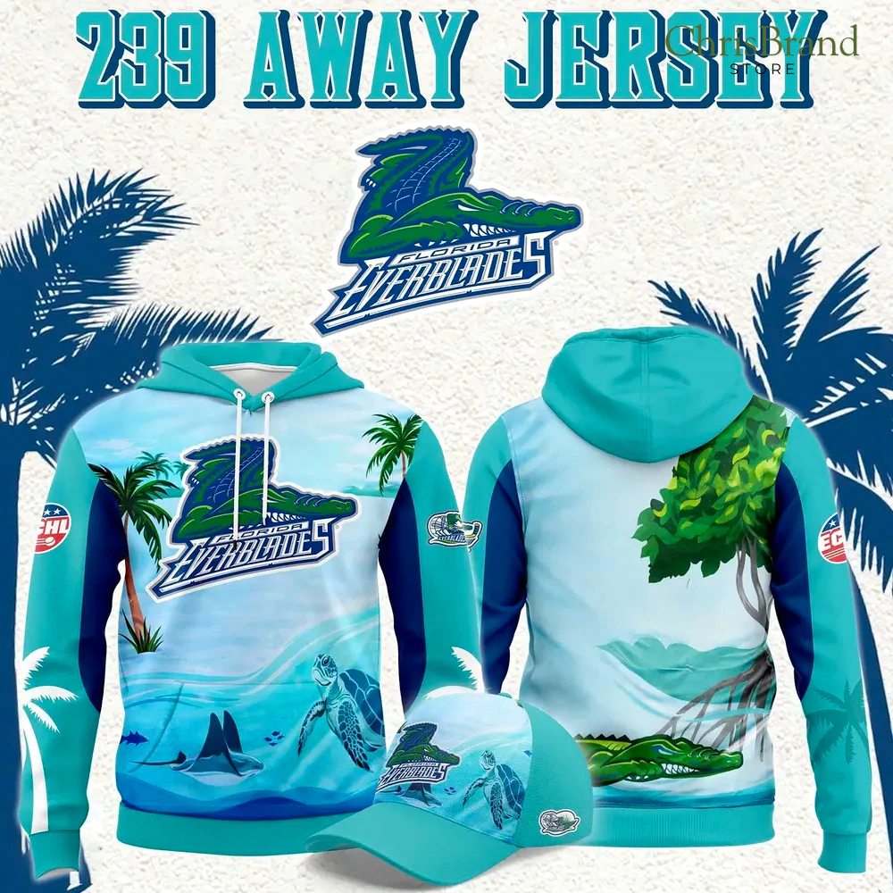 Florida Everblades For Fan 239 Away Hoodie
