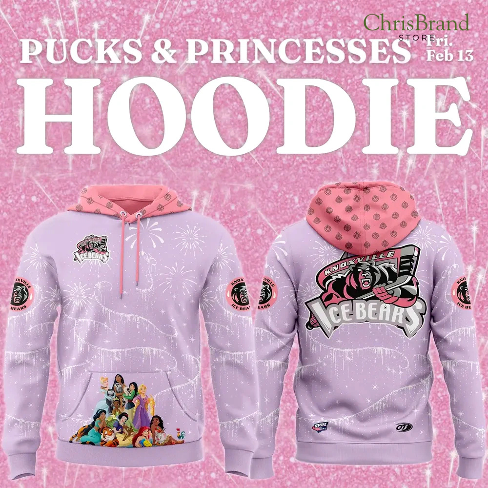 Knoxville Ice Bears Pucks & Princesses 2026 Specialty Hoodie