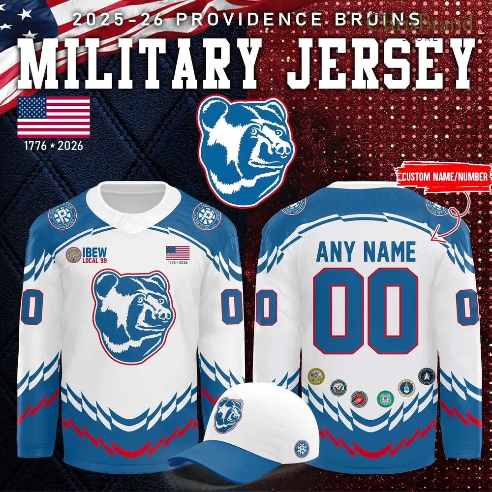 Providence Bruins 2026 Military Appreciation Hockey Jersey